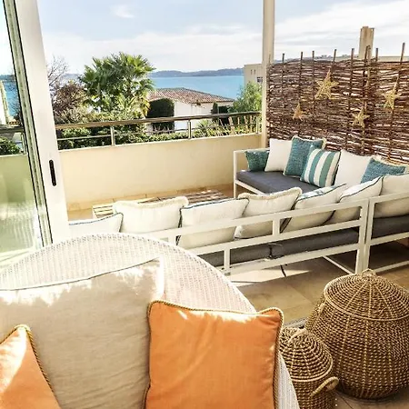 Villa Montfleuri, Vieille Ville A Pieds, Vue Mer, Piscine, 8 Pers Sainte-Maxime Exterior photo