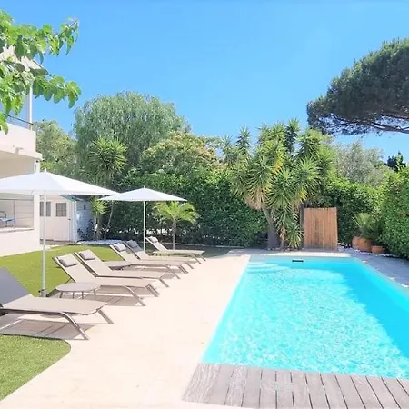 Villa Montfleuri, Vieille Ville A Pieds, Vue Mer, Piscine, 8 Pers Sainte-Maxime Exterior photo